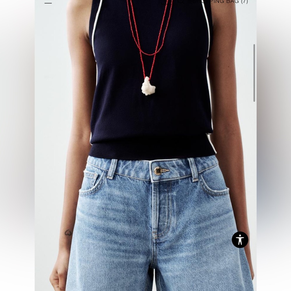 Zara Denim Shorts NWT